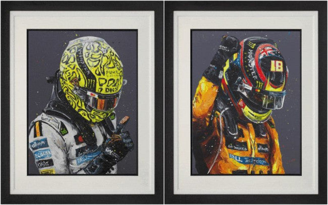 Paul Oz  'F1 World Champions 2025' - Framed Limited Edition Lenticular