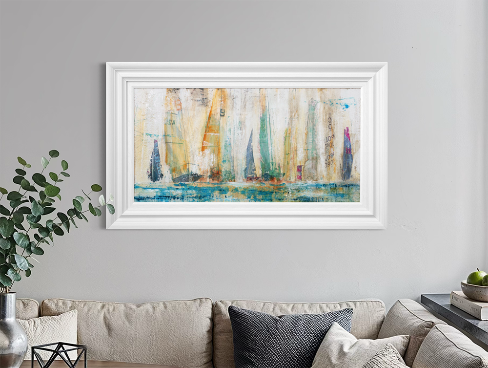 Dale Bowen -  'Racing The Gale II' - Framed Original Art
