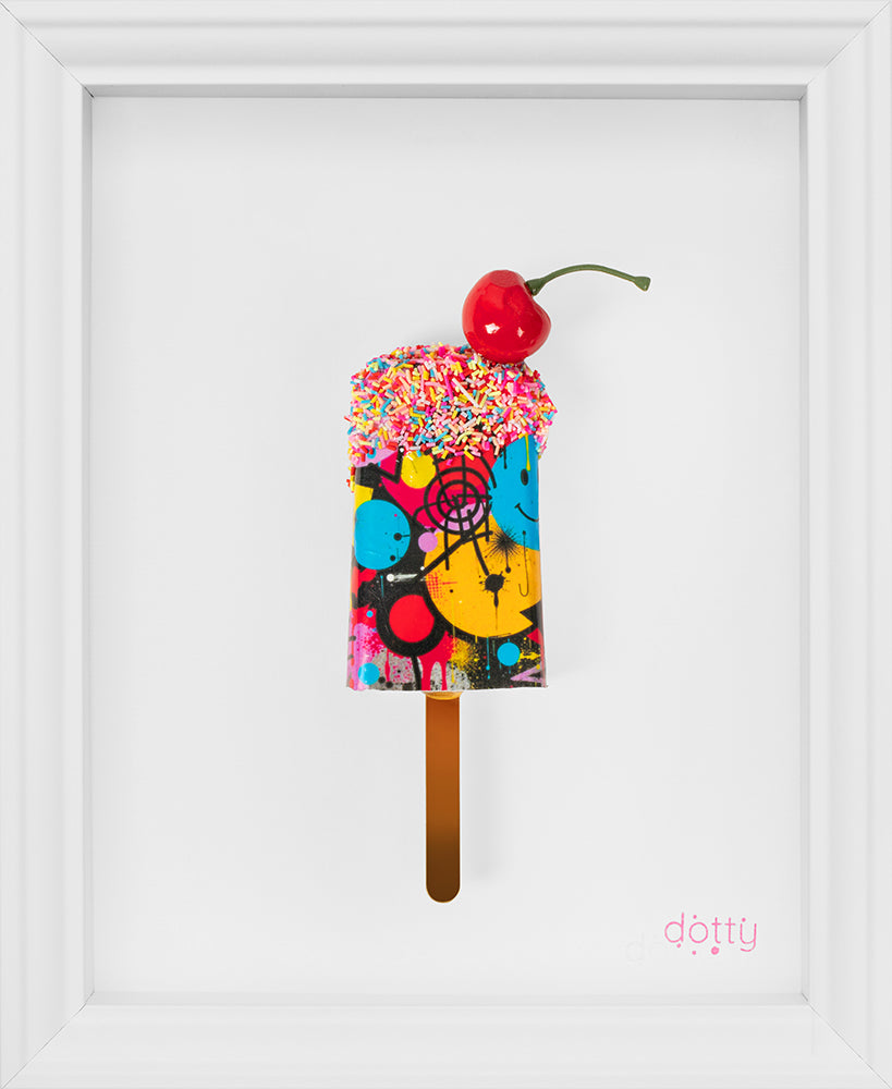 Dotty - 'Urban Melt Series - Original Artwork ' - Framed Resin Installation