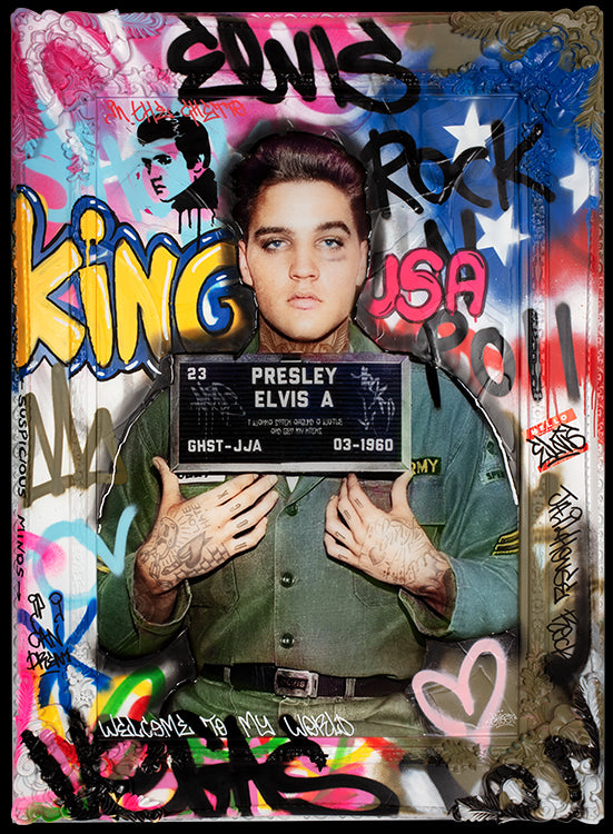 JJ Adams & Ghost - 'Thank You Very Much X' Collaboration - Framed Original'