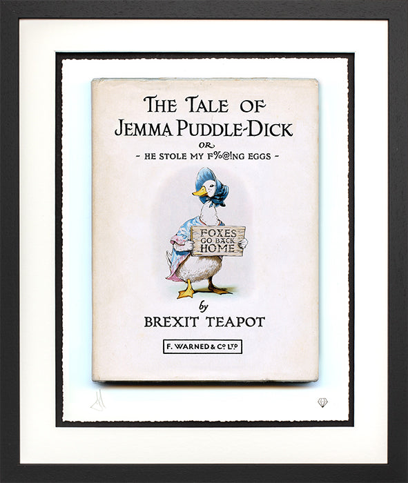 JJ Adams - "He Stole My F%@!ng Eggs" - Framed Animal Farm Edition