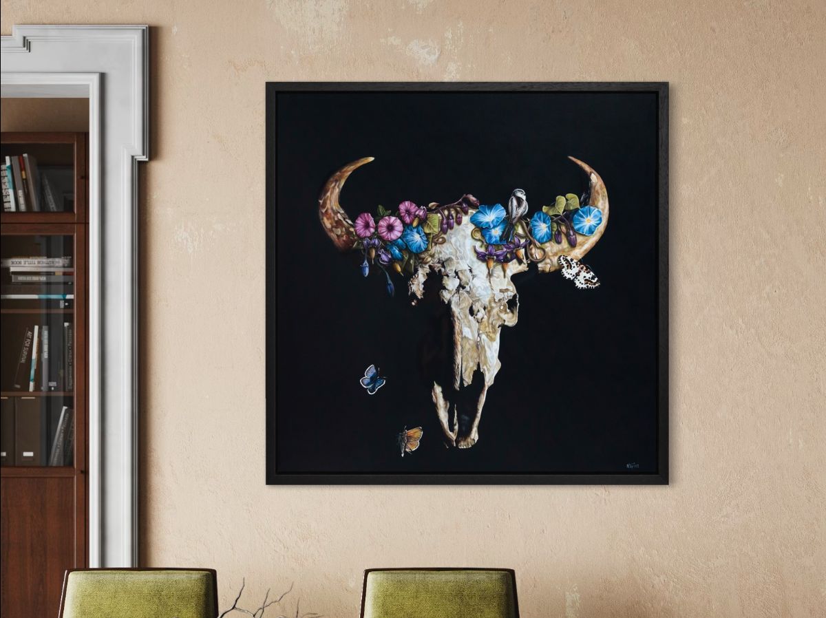 Natalie Toplass - 'Viva Los Vuentas' - Framed Original Artwork