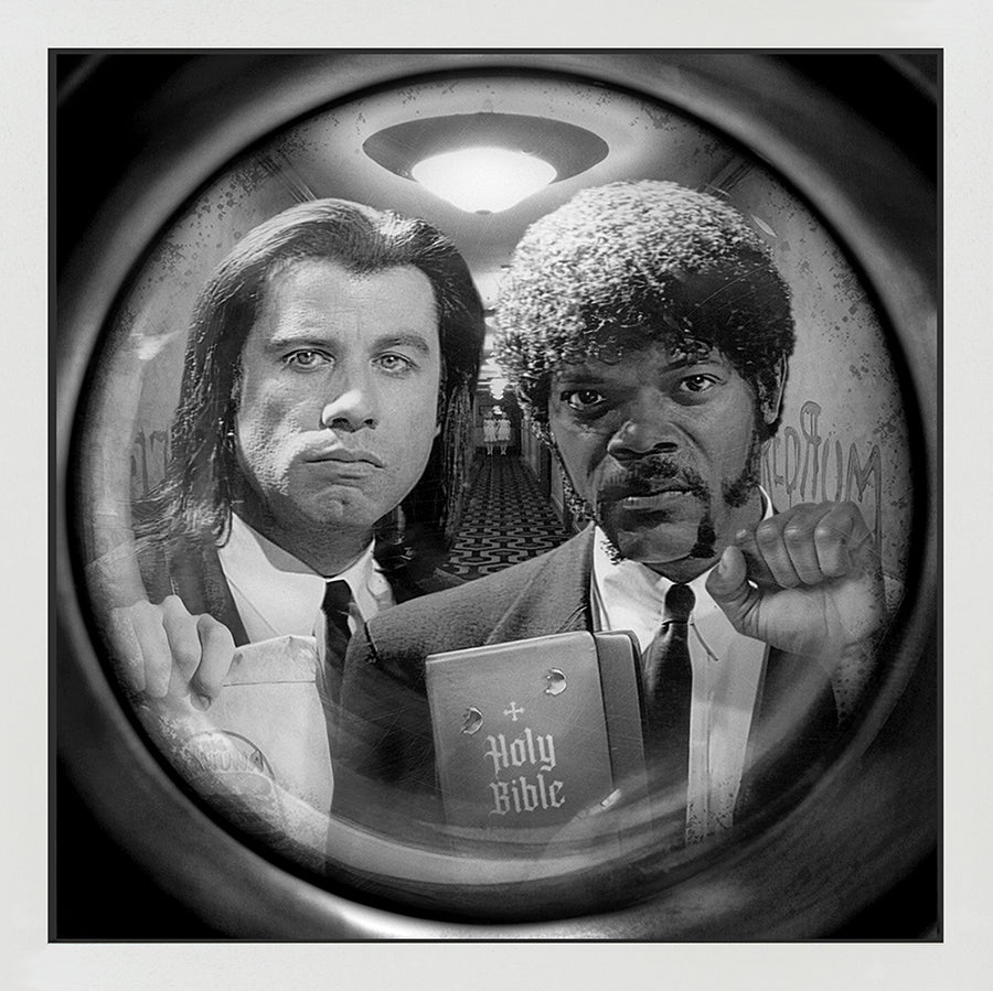 JJ Adams - 'The Path Of The Righteous Man'  - Framed Black & White Original