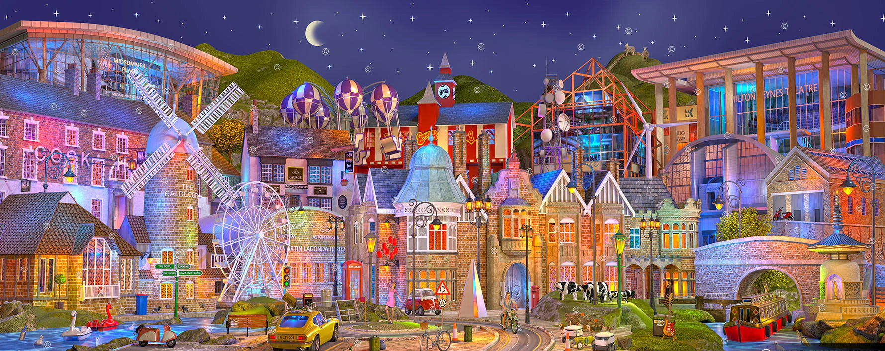 Keith Drury - 'Milton Keynes Way' - Limited Edition Artwork