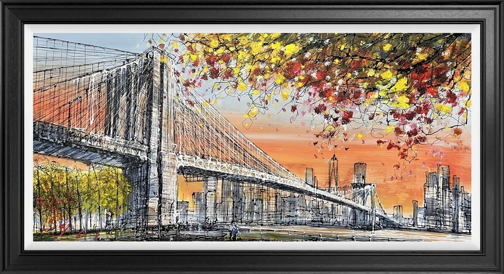 Nigel Cooke - 'Sunrise Over Manhattan' - Framed Limited Edition Canvas