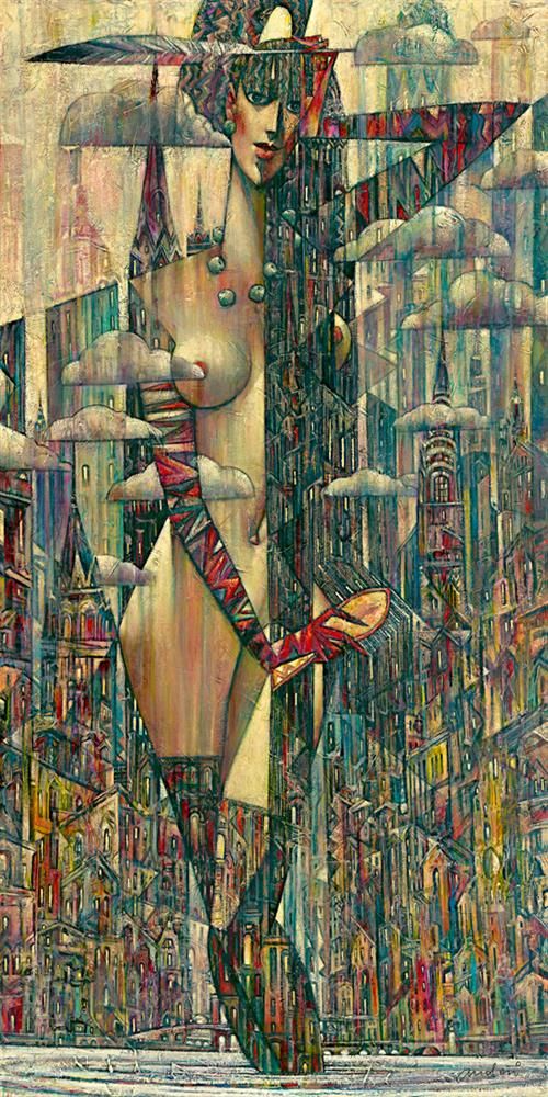 Andrei Protsouk - 'Manhattan' - Framed Limited Edition Art