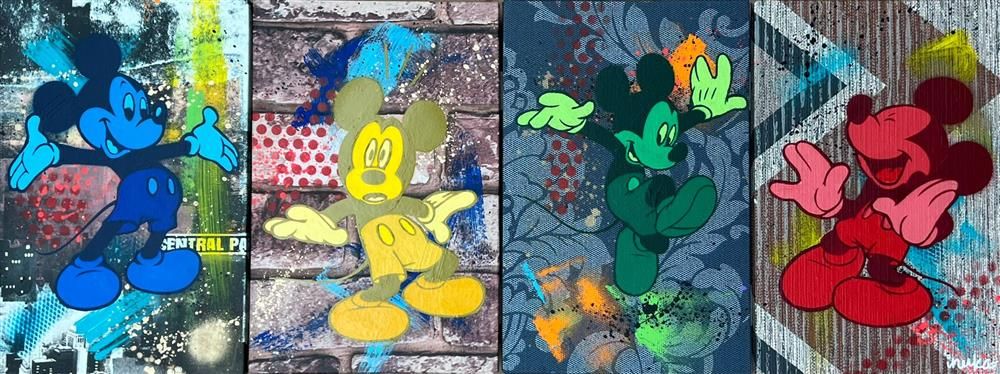 Inuka - 'Mickey'S Emotions' - Framed Original Art