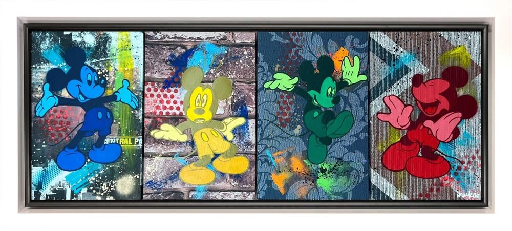Inuka - 'Mickey'S Emotions' - Framed Original Art