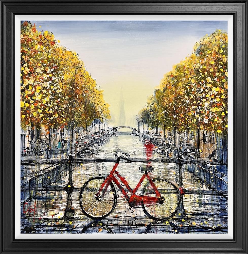 Nigel Cooke - 'Exploring Amsterdam' - Framed Limited Edition Canvas