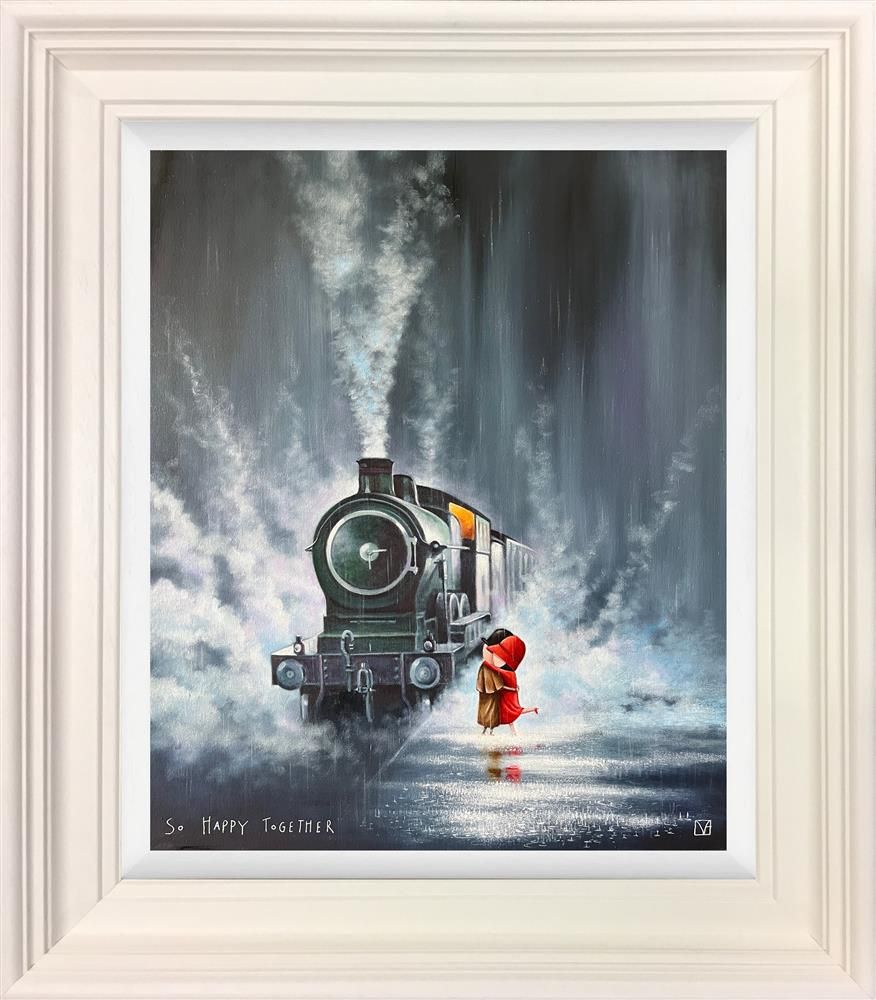 Michael Abrams - 'So Happy Together' - Framed Original Art