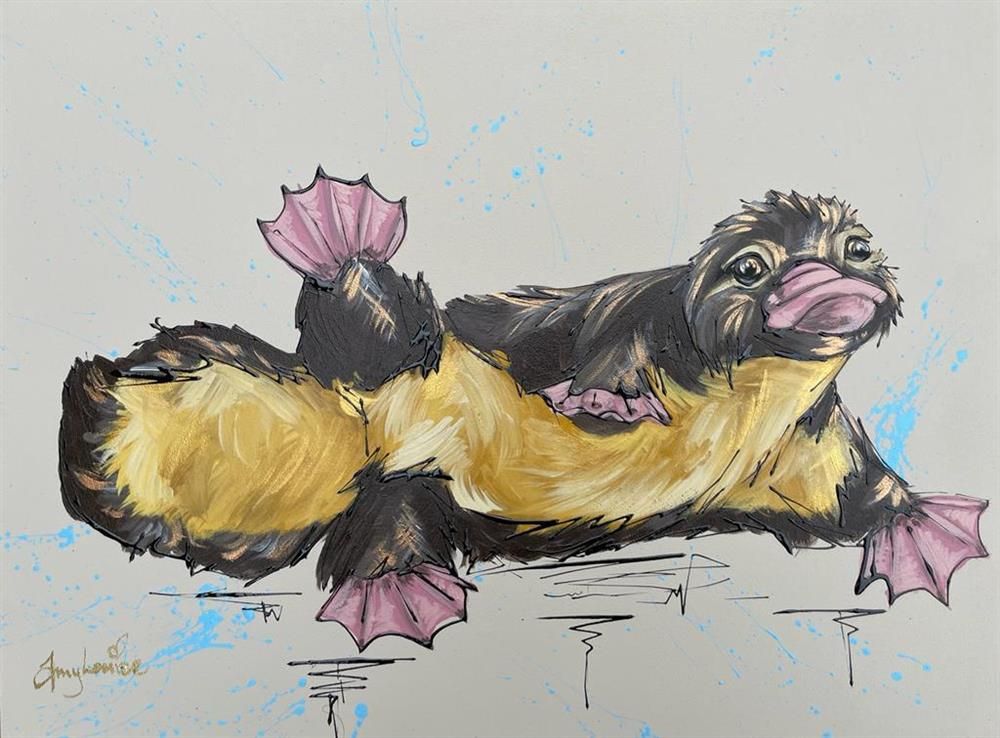 Amy Louise - 'Shake A Leg' - Framed Original Art