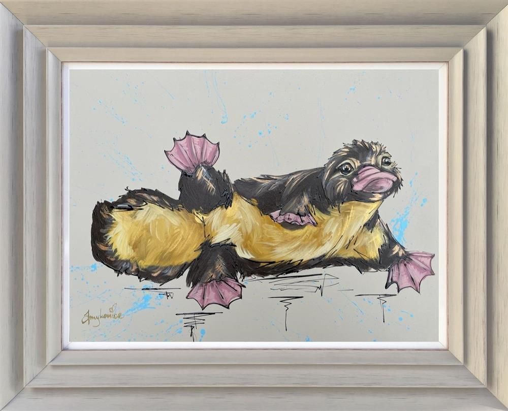 Amy Louise - 'Shake A Leg' - Framed Original Art