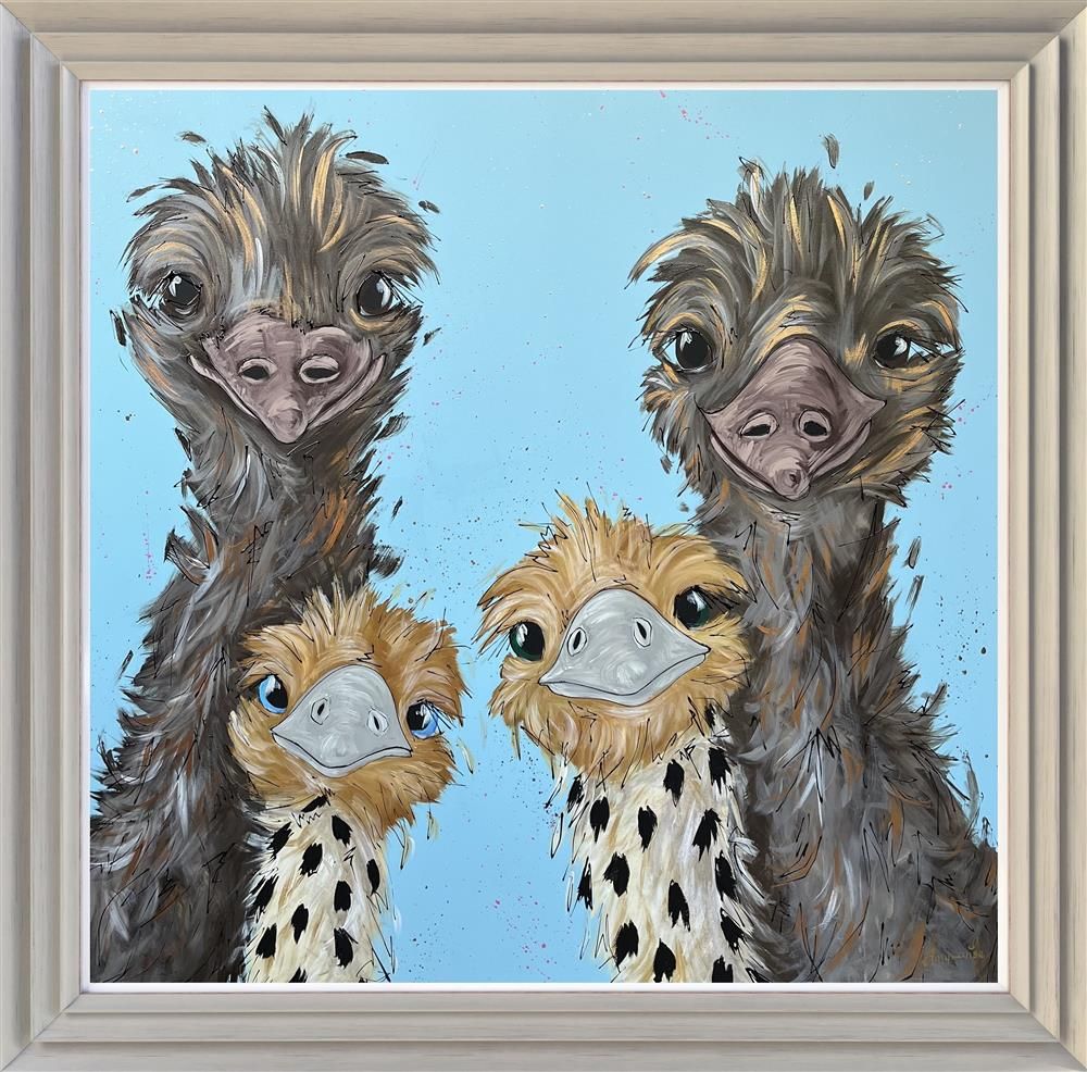 Amy Louise - 'We Are Family' - Framed Original Art