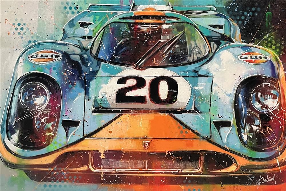 Fleetwood - 'Porche 917' - Framed Original Art