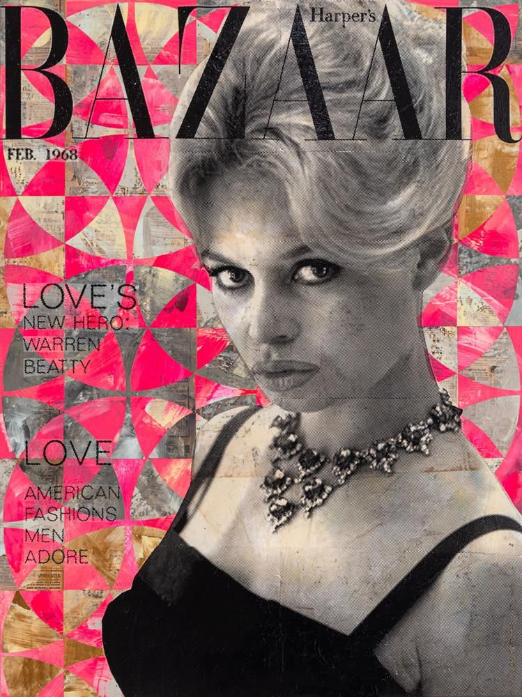 Robert Mars- 'Oui Oui Bardot'- Framed Original Art