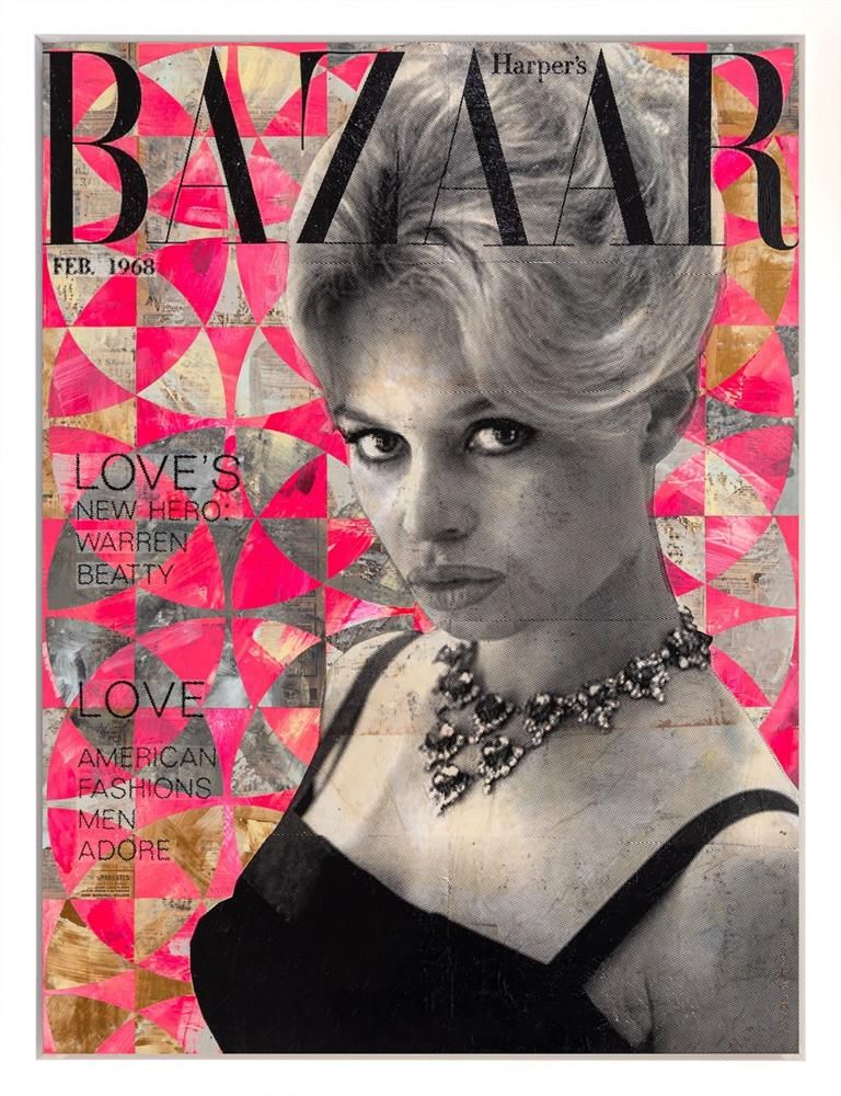 Robert Mars- 'Oui Oui Bardot'- Framed Original Art