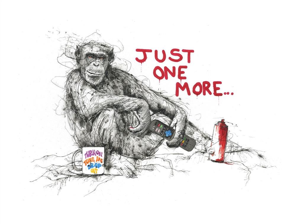 Scott Tetlow - 'Just One More' - Framed Original Art