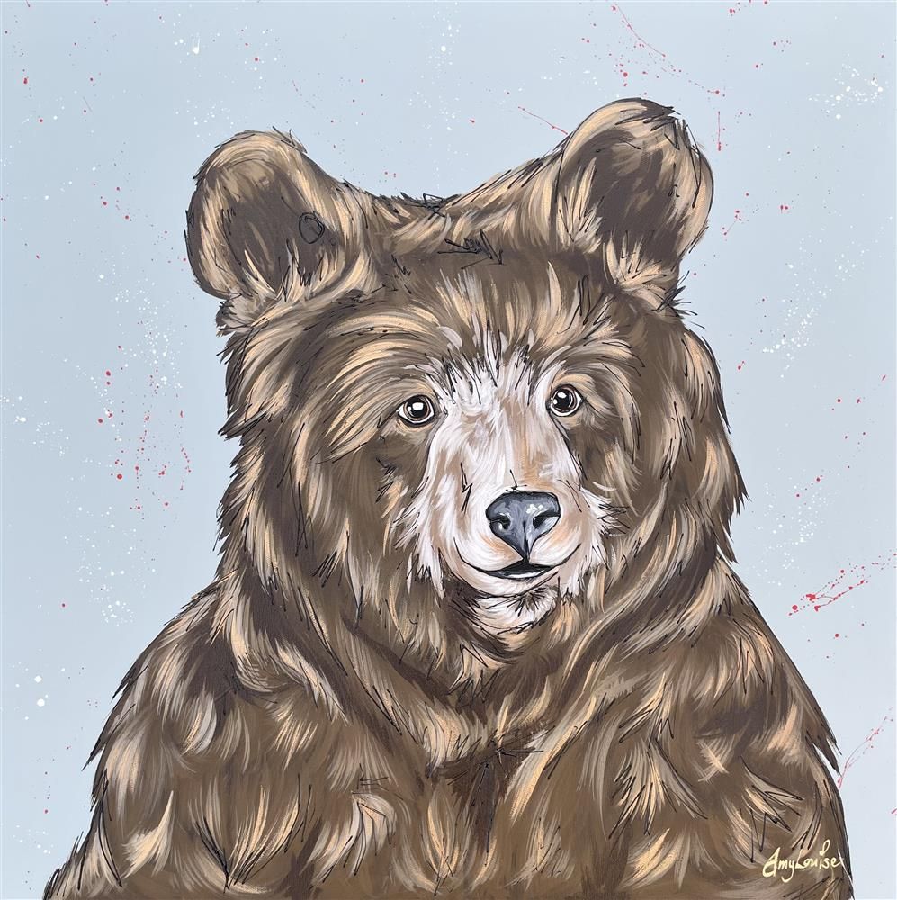Amy Louise - 'A Very Rare Sort Of Bear' - Framed Original Art