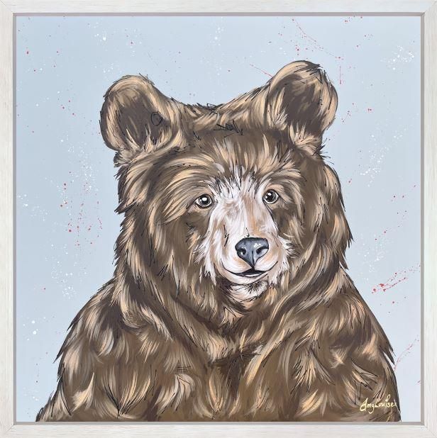 Amy Louise - 'A Very Rare Sort Of Bear' - Framed Original Art