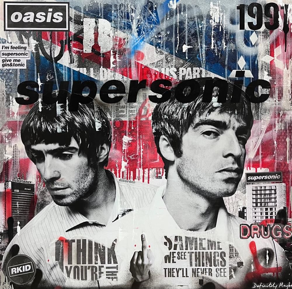 Add Subtract- 'Supersonic' - Framed Original Art