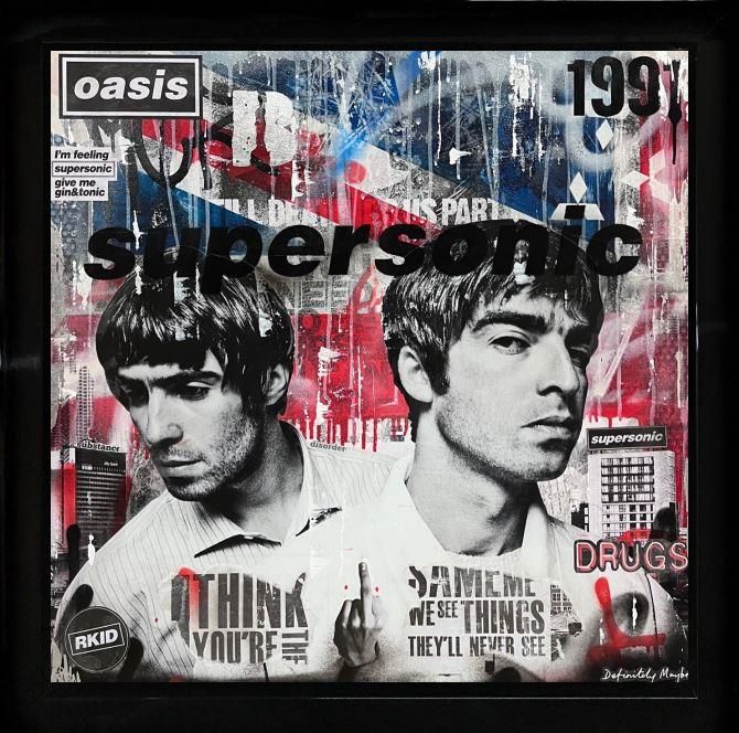 Add Subtract- 'Supersonic' - Framed Original Art