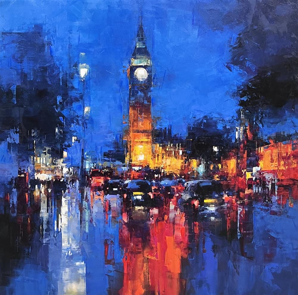 Benoit Havard- 'Parliament Square' - Framed Limited Edition