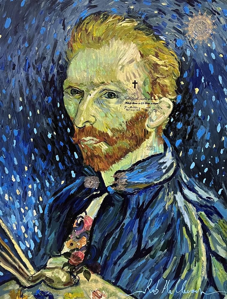 Rob Hefferan- 'Van Gogh Revisited III' - Framed Original Artwork