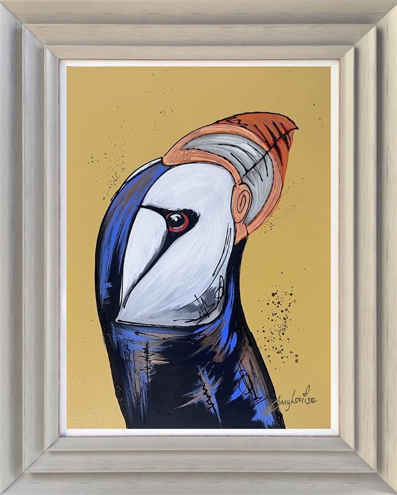 Amy Louise - 'Clown Face' - Framed Original Art