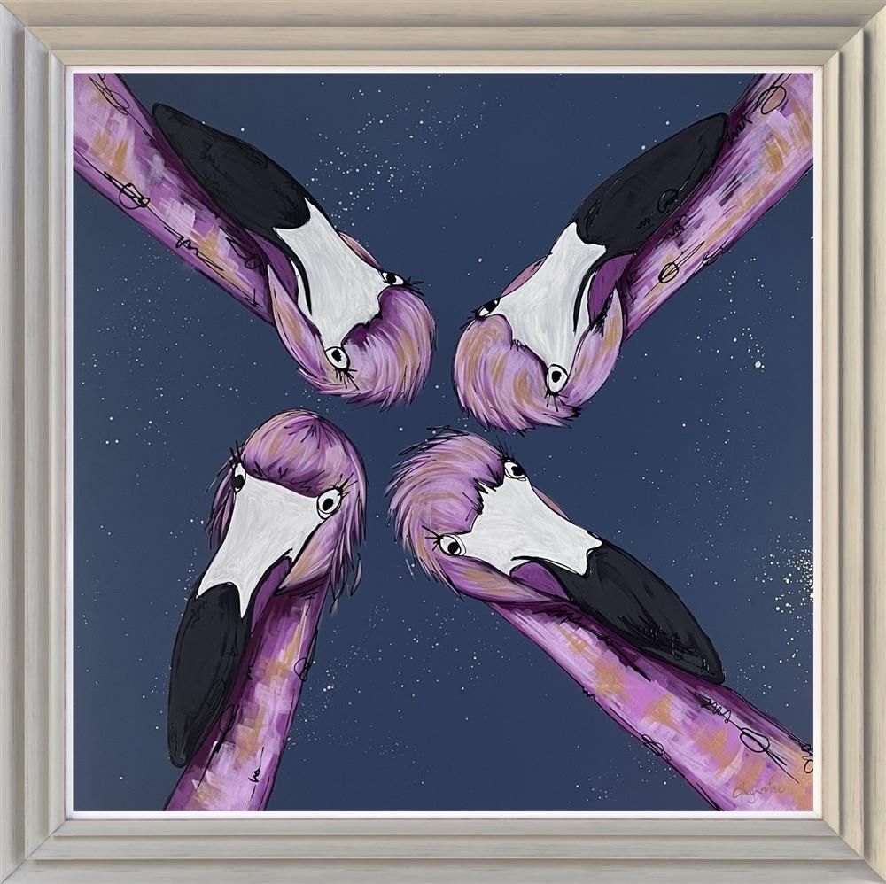Amy Louise - 'Starry Night Reflections' - Framed Original Art