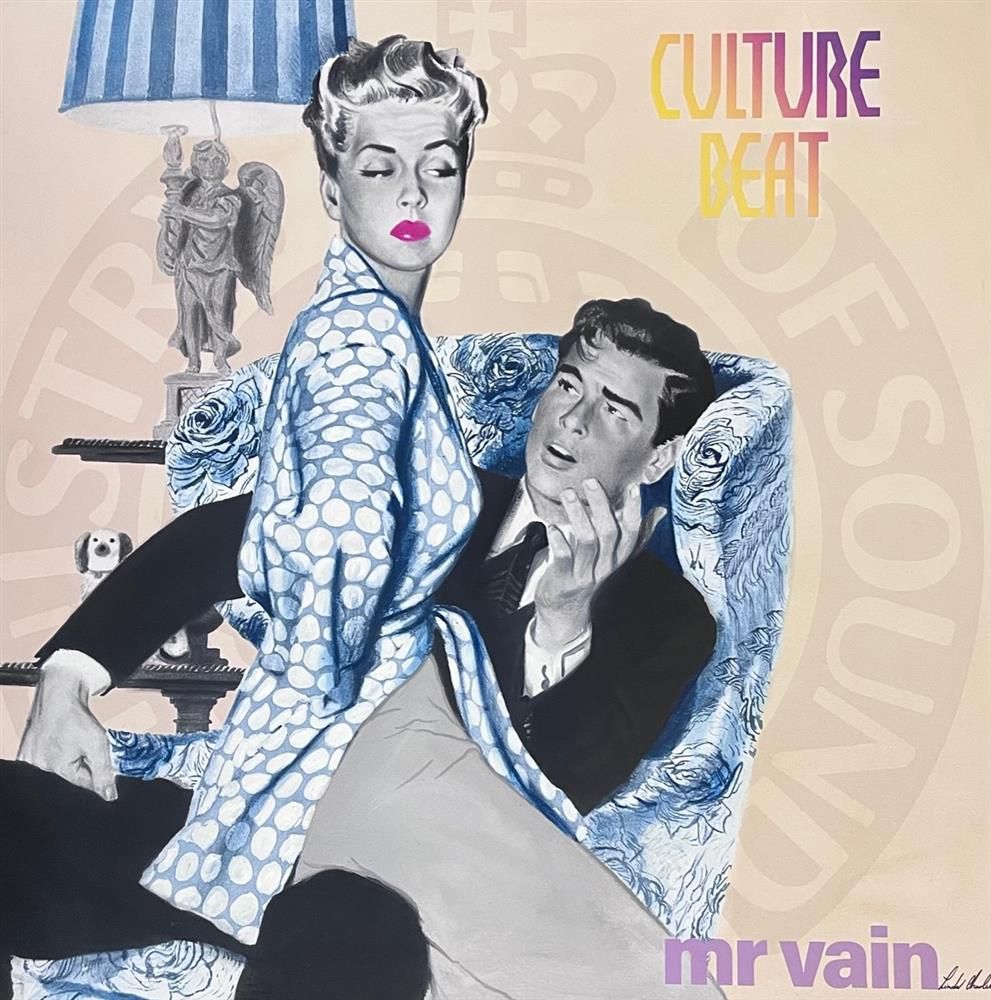 Linda Charles - 'Mr Vain' - Framed Original Artwork