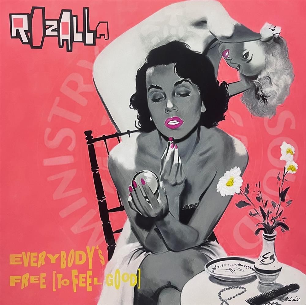 Linda Charles - 'Everybody's Free To Feel Good' - Framed Original Artwork