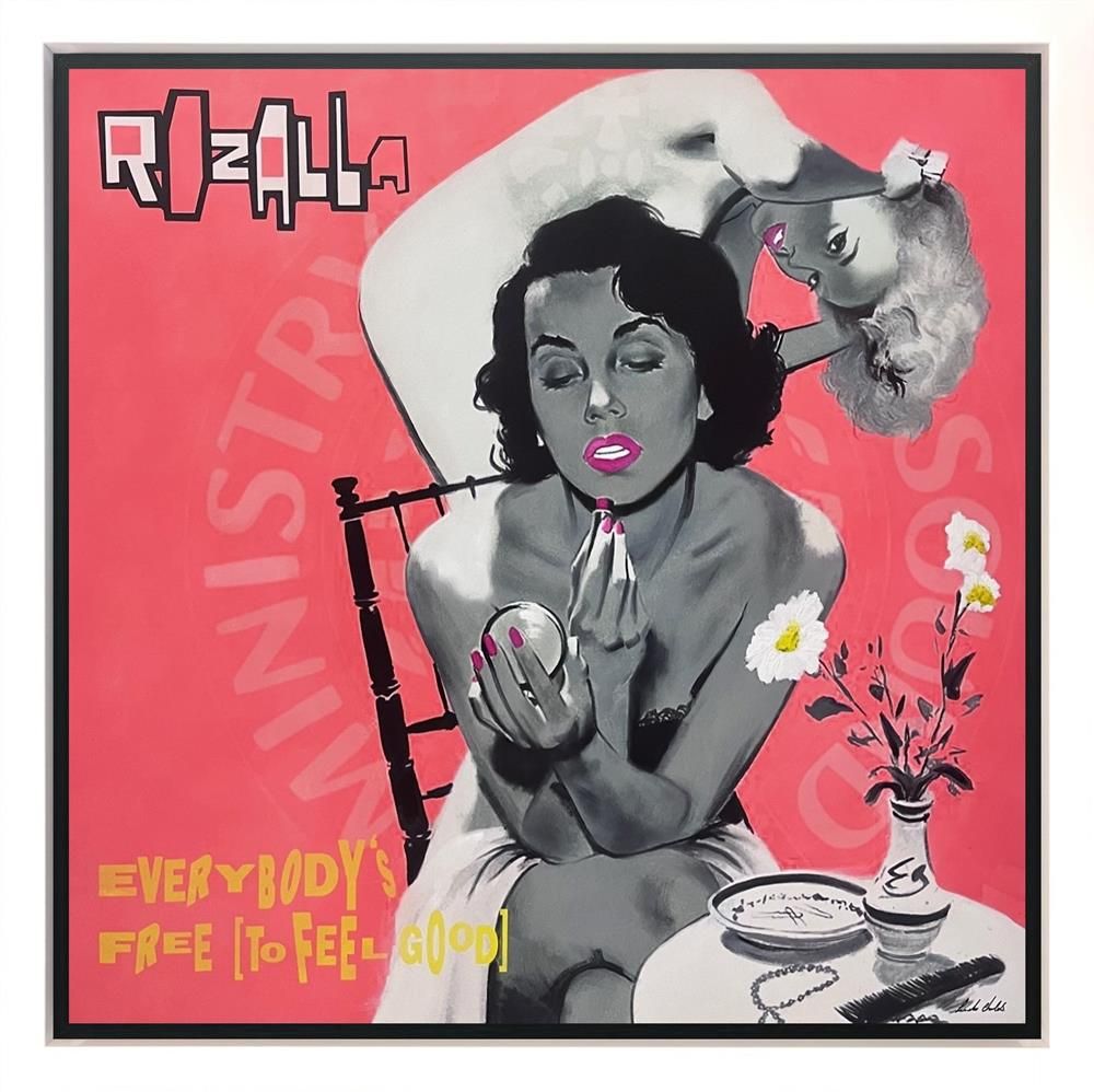 Linda Charles - 'Everybody's Free To Feel Good' - Framed Original Artwork