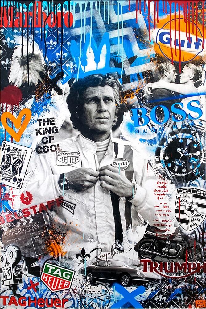 Hue Folk - 'Hollywood Hero' - Studio Limited Edition canvas