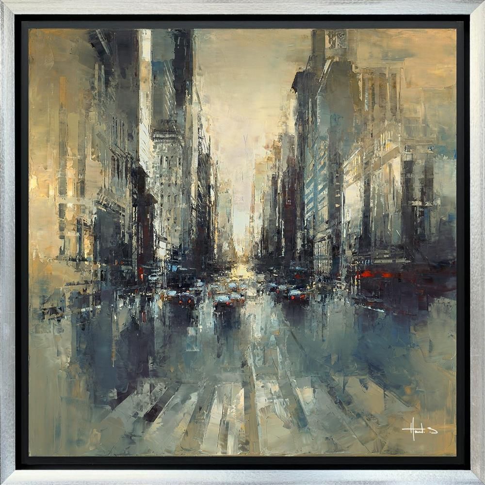 Benoit Havard- 'Crossing The Streets Of NYC' - Framed Limited Edition