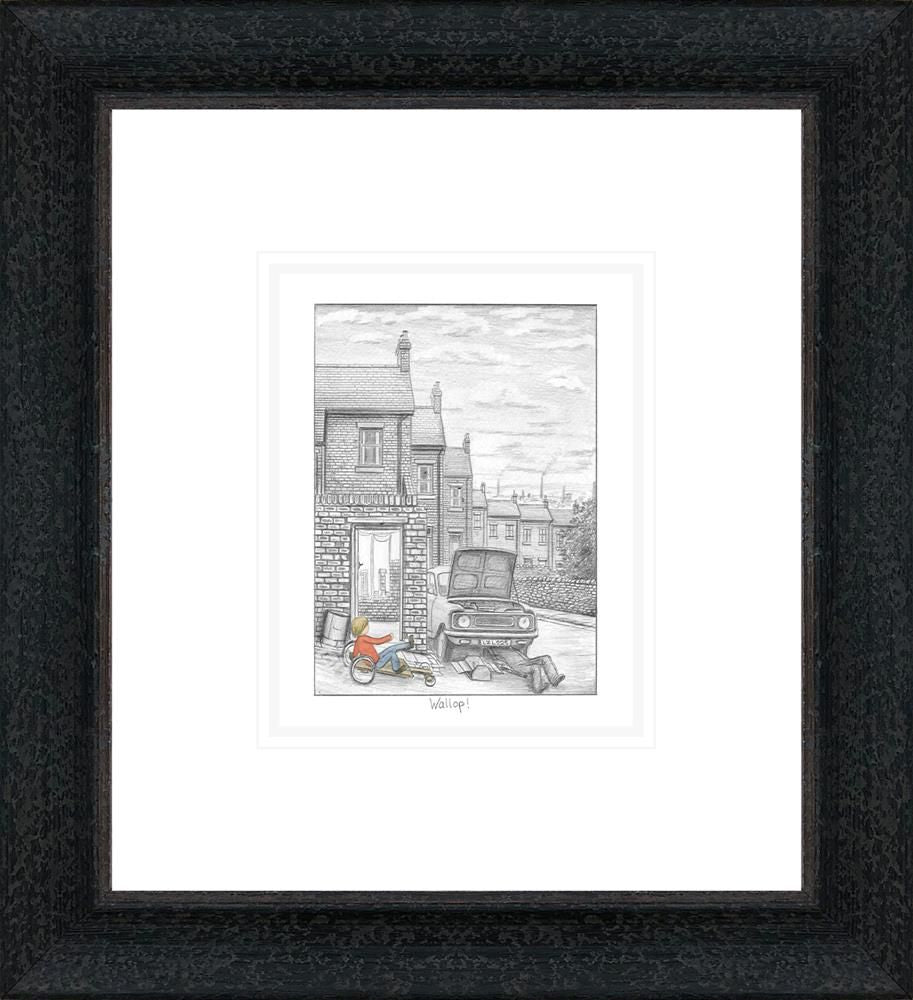 Leigh Lambert - 'Wallop!' - Sketch' - Framed Limited Edition