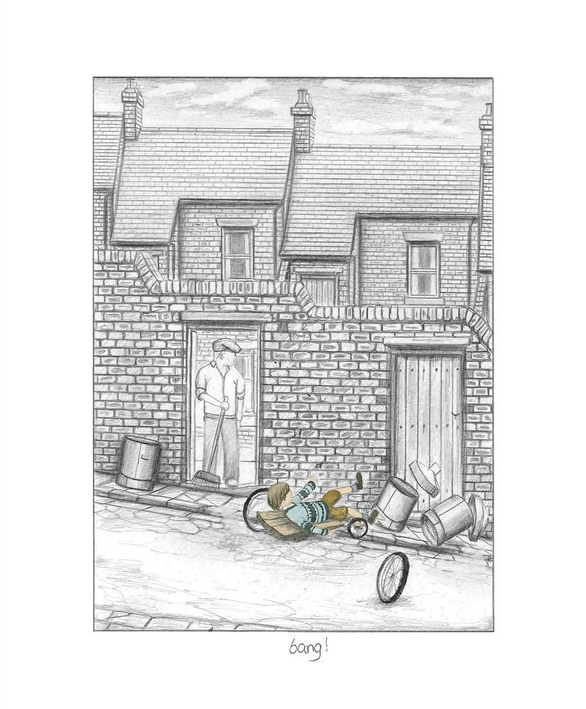 Leigh Lambert - 'Bang - Sketch' - Framed Limited Edition