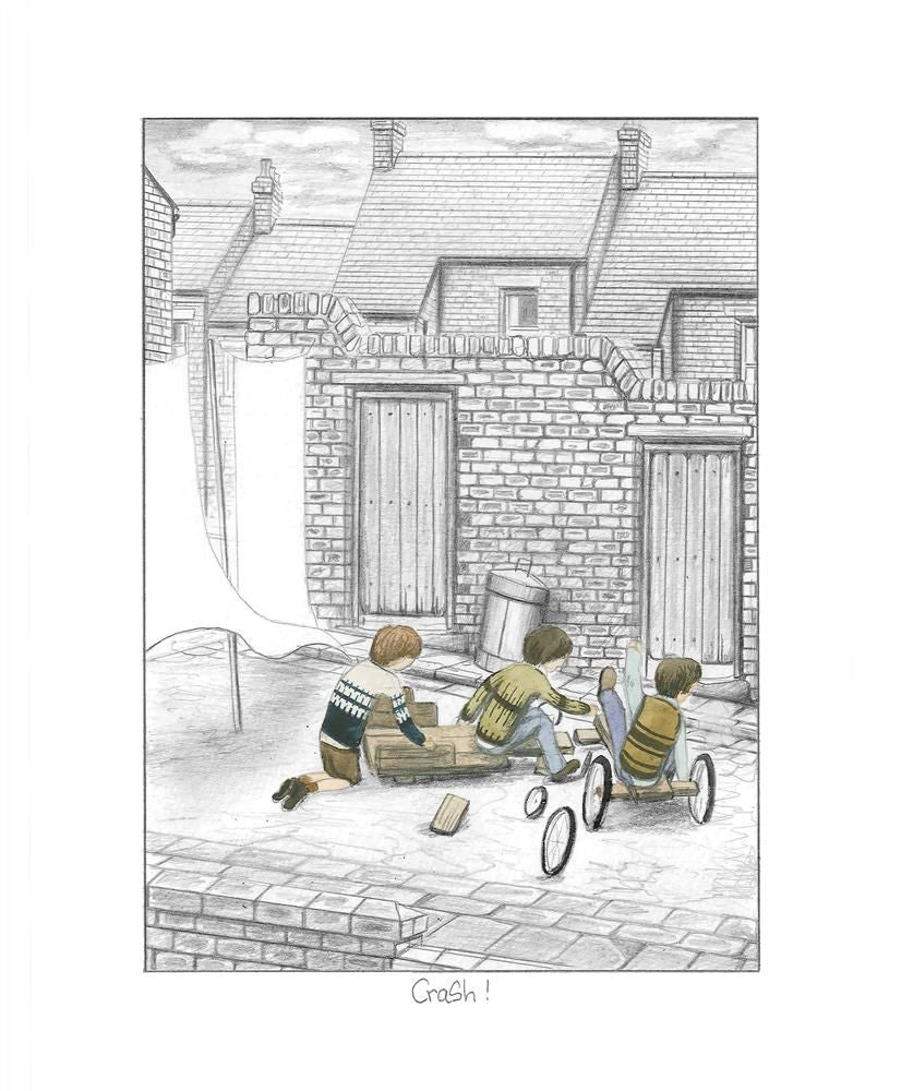 Leigh Lambert - 'Crash - Sketch' - Framed Limited Edition