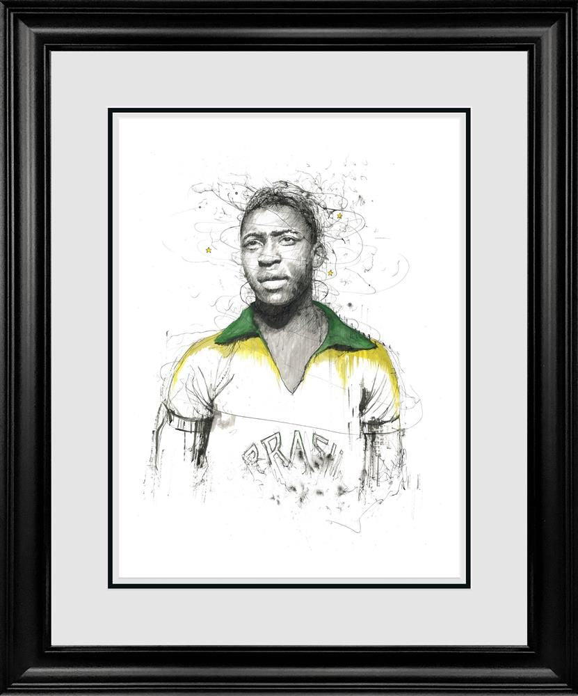 Scott Tetlow - 'Pele' - Framed Original Art