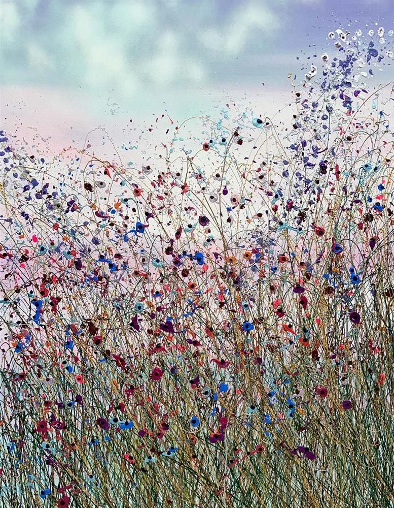 Lisa Pang- 'Purple Haze' - Framed Original Artwork