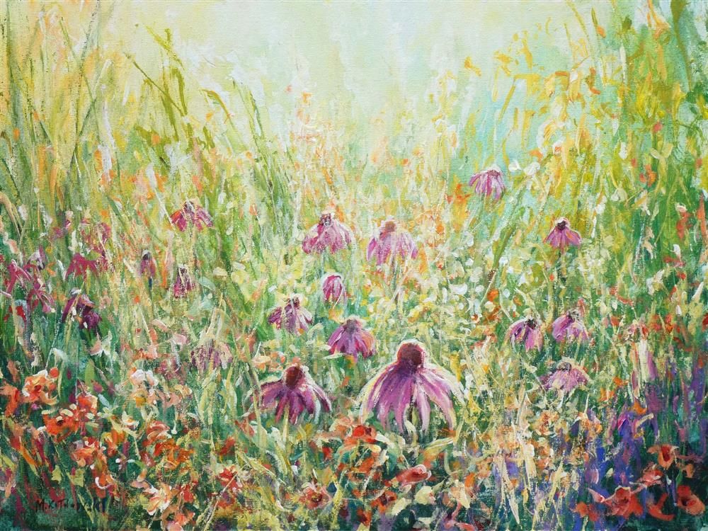 Mariusz Kaldowski - 'August Garden' - Framed Original Art