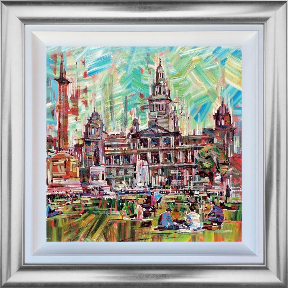 Colin Brown - 'The City Of Glasgow' - Framed Original Art