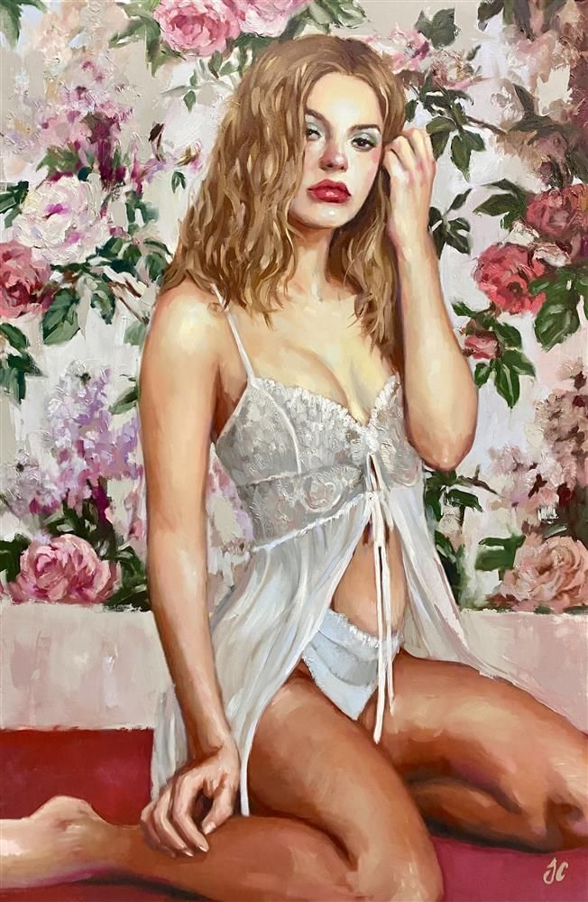 Joss Clapson - 'Young Elegance' - Framed Original Art