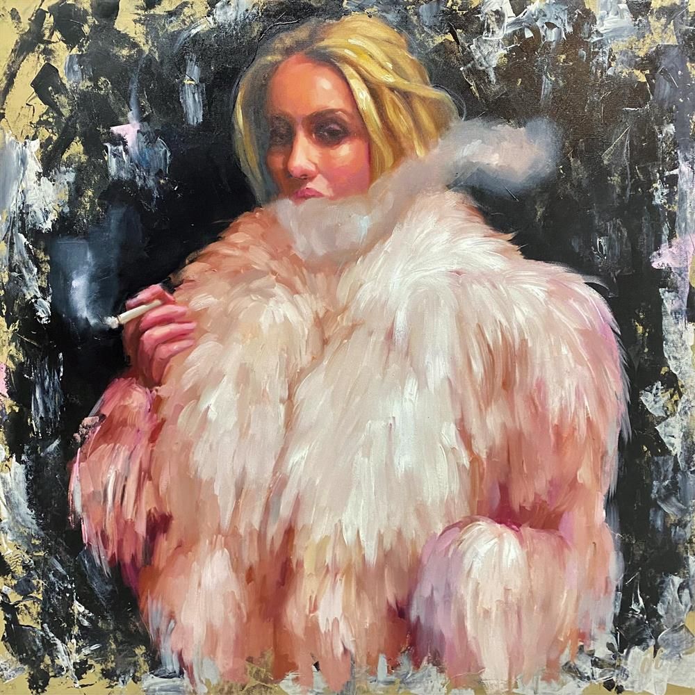 Joss Clapson - 'Cigar Chick' - Framed Original Art