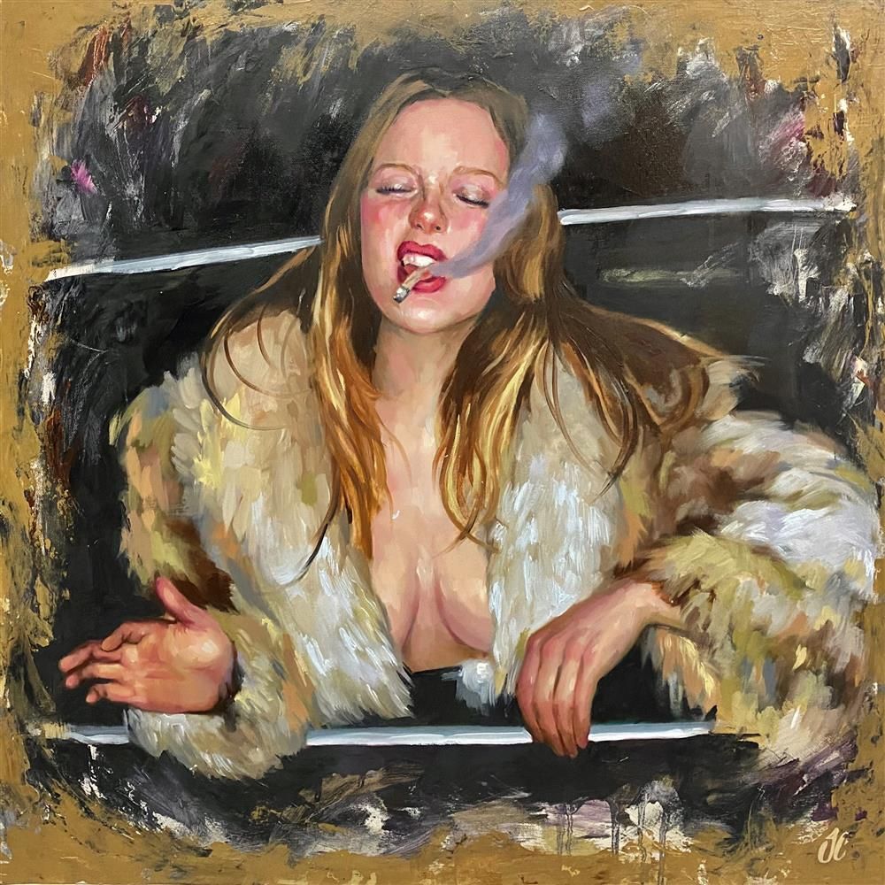 Joss Clapson - 'Fashion Haze' - Framed Original Art