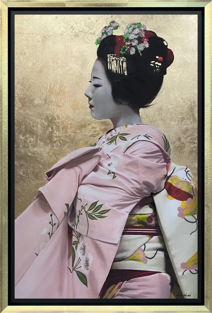 Linda Charles - 'Pinku' - Framed Original Artwork