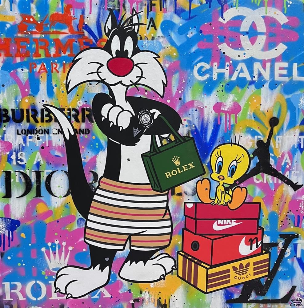 Emily Crook - 'Thick As Thieves' - Framed Original Art