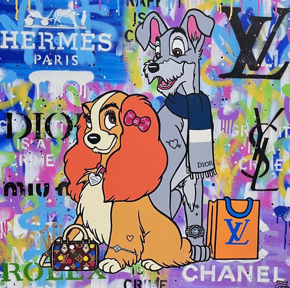 Emily Crook - 'It's A Walking Day' - Framed Original Art