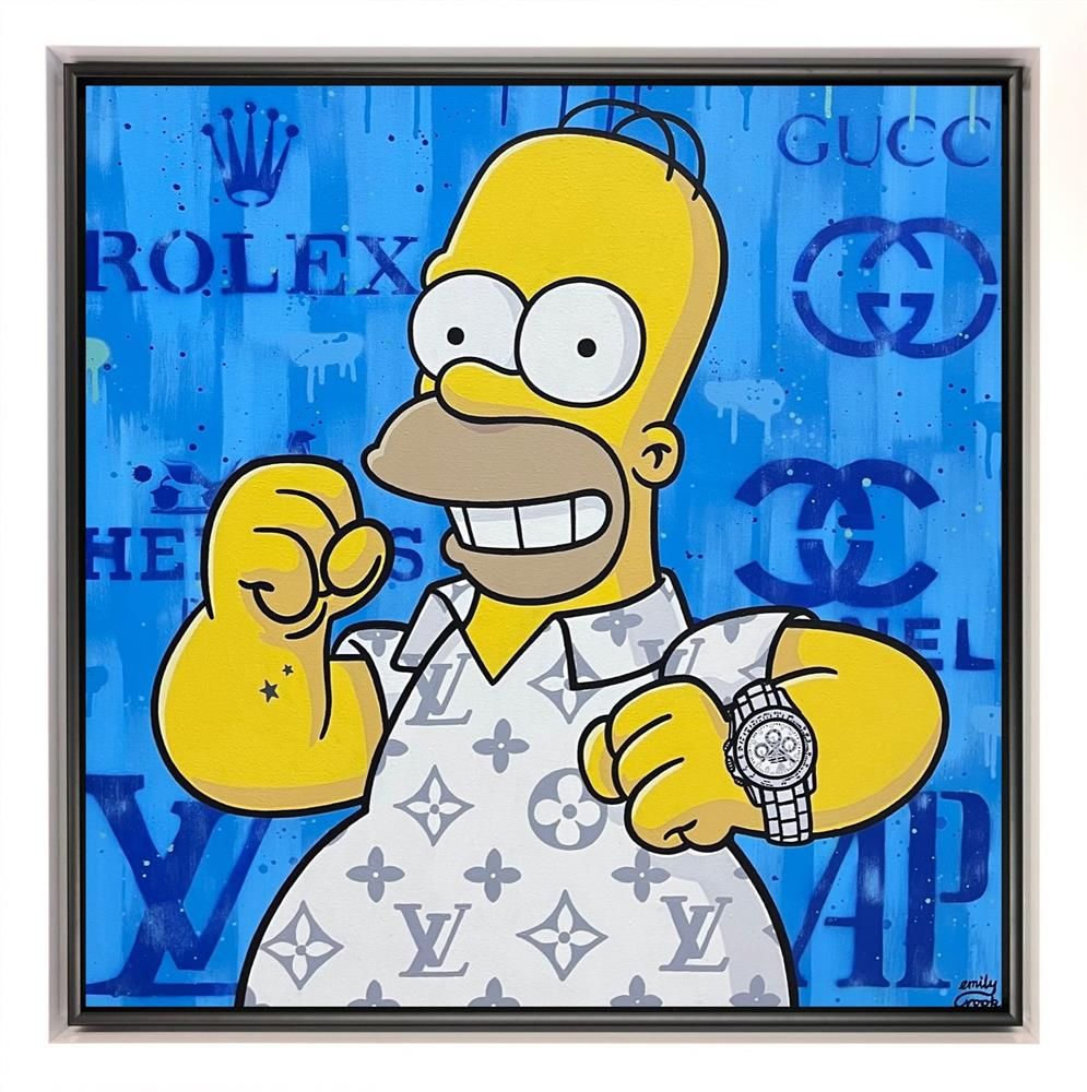 Emily Crook - 'Oh, Good Idea' - Framed Original Art