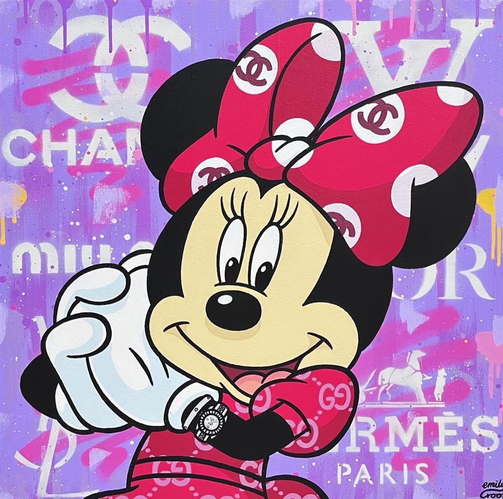 Emily Crook - 'I?M Simply Ear-esistible' - Framed Original Art