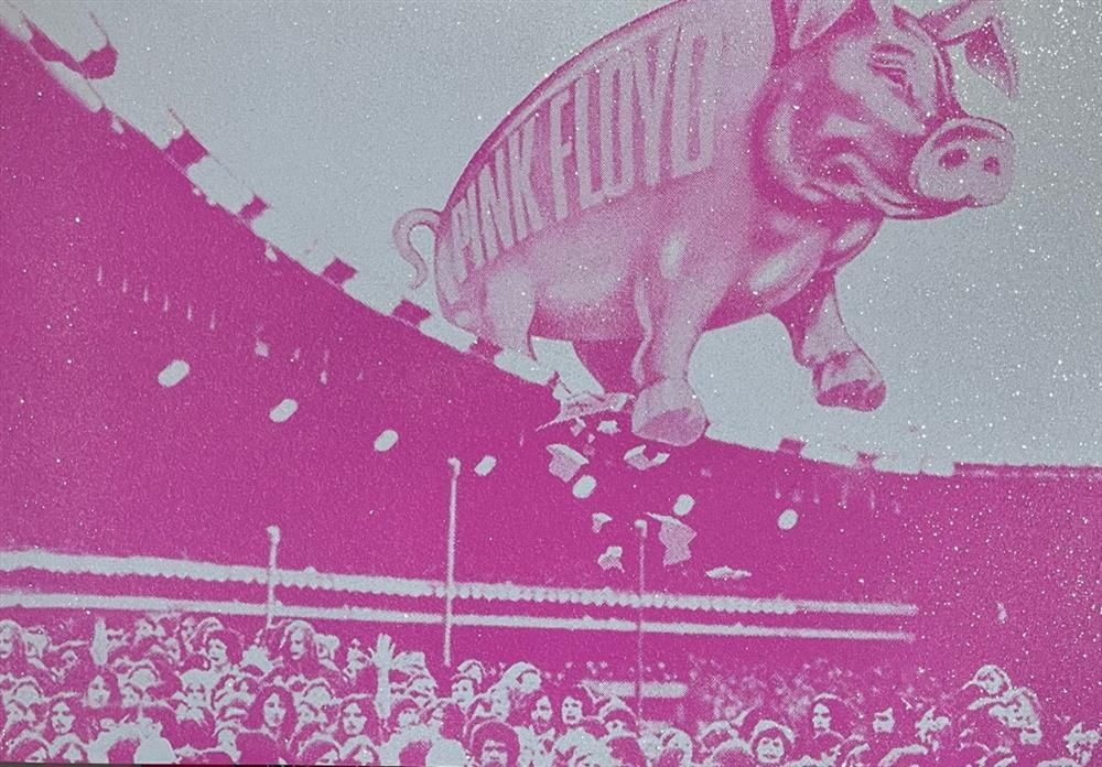 Fezz - 'Pink Floyd At Wembley' - Framed Original Artwork